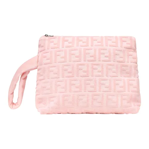 FENDI Cotton Clutch Women's Pink