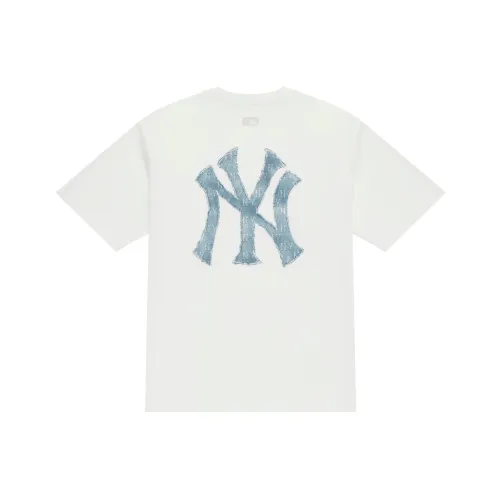 MLB Base Logo New York Yankees Белый Унисекс Футболка