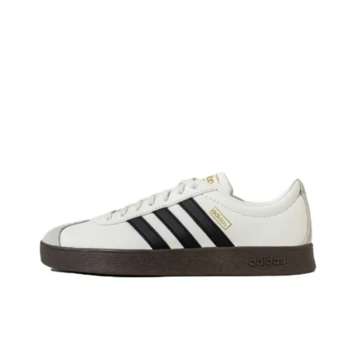 Adidas Vl Court Classic Slip-Resistant Abrasion-Resistant Low-Top Skateboard Shoes Unisex White Adidas Vl Court Classic Slip-Resistant Abrasion-Resistant Низкие Скейтборд Кроссовки Унисекс Белый