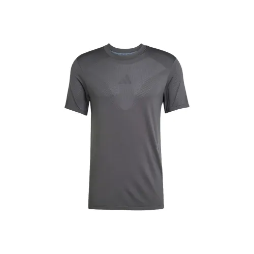 Adidas Gym+Climacool T-Shirt Мужская Асфальт Серый Светлый Серебристый Серый