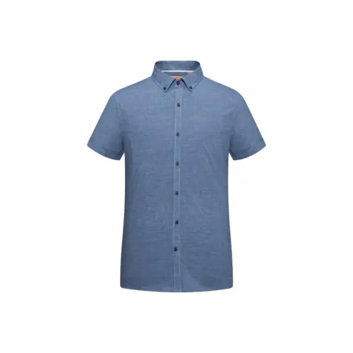 SEPTWOLVES Рубашка Мужская Темно-синяя