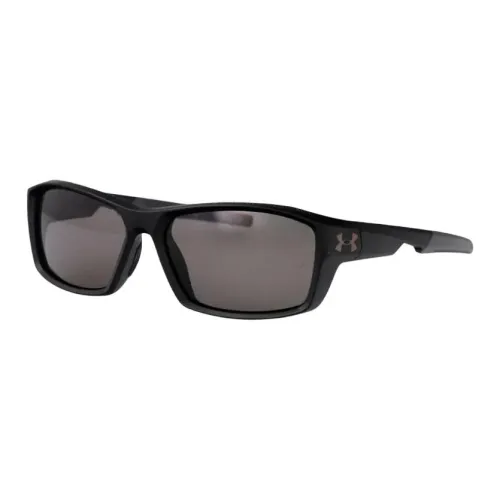 Under Armour Ацетат Прямоугольные Солнцезащитные очки Мужские Черные