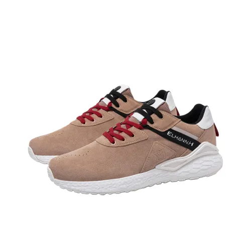 ELHANN.H Противоскользящий Износостойкий Дышащий Низкий Топ Повседневная Обувь Мужская Чайный Коричневый