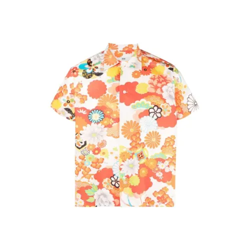 Bode Orange Мужские Рубашки