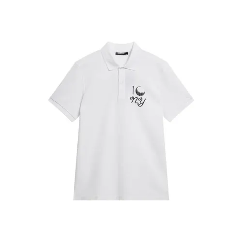 J.Lindeberg Troy GOLF Поло Мужское Белое