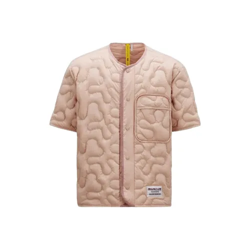 Moncler X SALEHE BEMBURY Co Бренд Серия FW23 Рубашка Унисекс Розовая