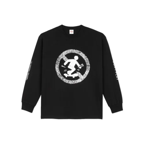 POLAR SKATE CO Черная унисекс футболка