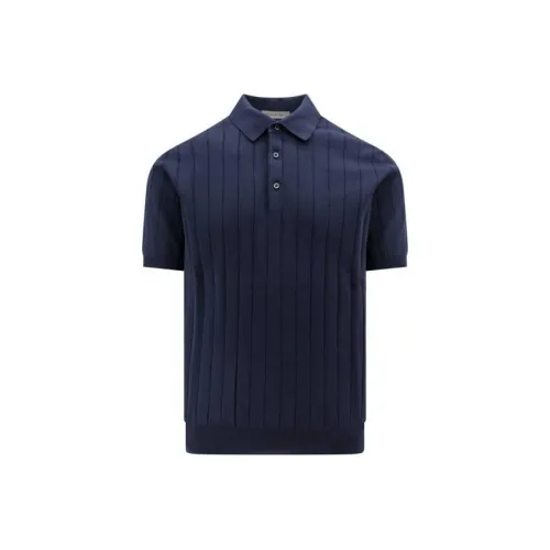 Corneliani Поло Мужское Темно-синий
