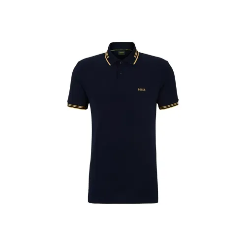 Hugo Boss Поло Мужское Морской Синий