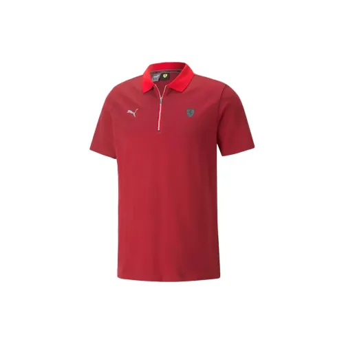 PUMA Scuderia Ferrari Red Men's Polo
