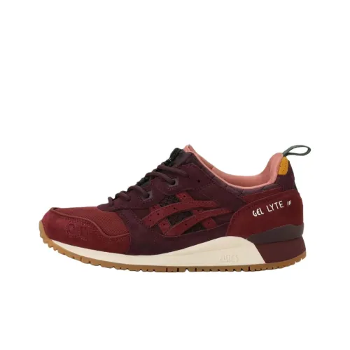 ASICS GEL LYTE III OG Беговые кроссовки Низкий Топ Красный Женские