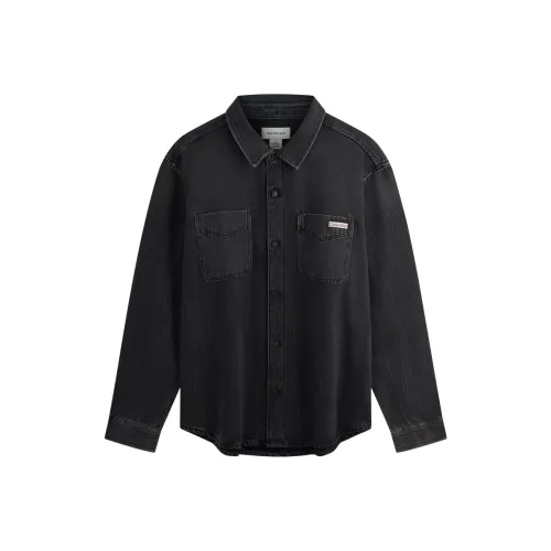 Calvin Klein Рубашка Мужская Джинсовая Черная