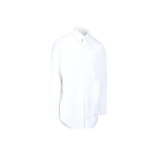 THOM BROWNE Белые Мужские Рубашки