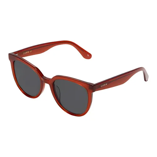 CARIN Ацетат OVAL SUNGLASSES Женские Красный