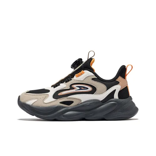 ERKE KIDS Morning Star Кожаный верх Edition Противоскользящий Устойчивый к истиранию Низкий топ KIDS Lifestyle Shoes