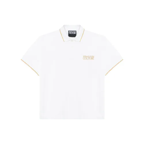 VERSACE JEANS COUTURE Белая Мужская Рубашка Поло
