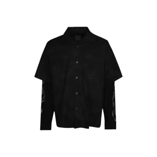 GIVENCHY Мужские черные рубашки