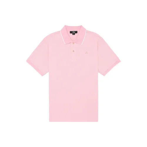 LI NING 1990 Поло Мужское Бабочка Розовый