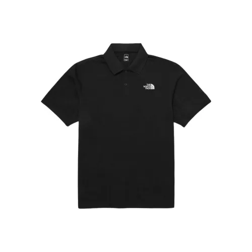 The North Face Кемпинг Мужская Черная Рубашка-Поло