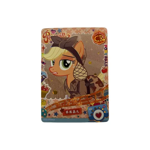 KAYOU My Little Pony Card Веселье Shadow Пачка Третье Издание CR Карта Эпплджек CR Карта IP Аниме Карточки 1 шт
