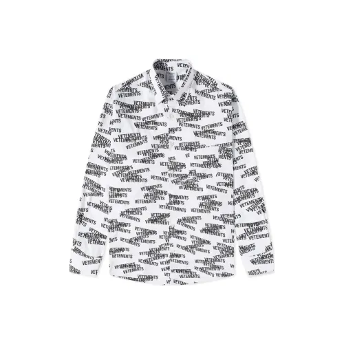 Vetements Белые Мужские Рубашки