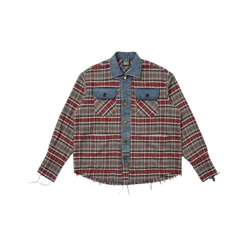 BENMYSHOWER Красный Унисекс Рубашки