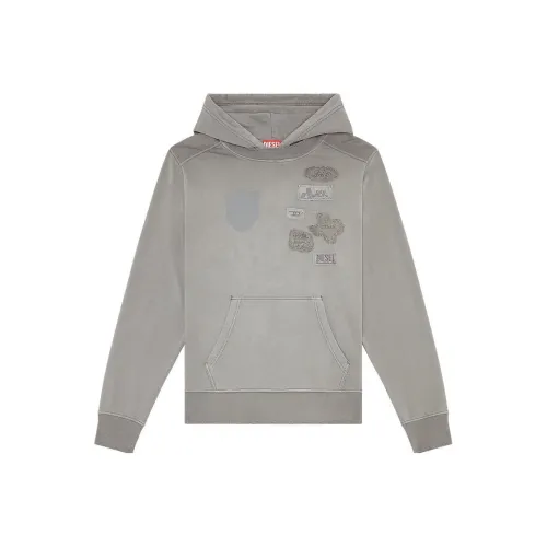 DIESEL Серый Мужской Свитшот