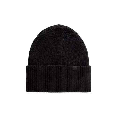 lululemon Смесовая шерсть Шапки-бини Унисекс Черный