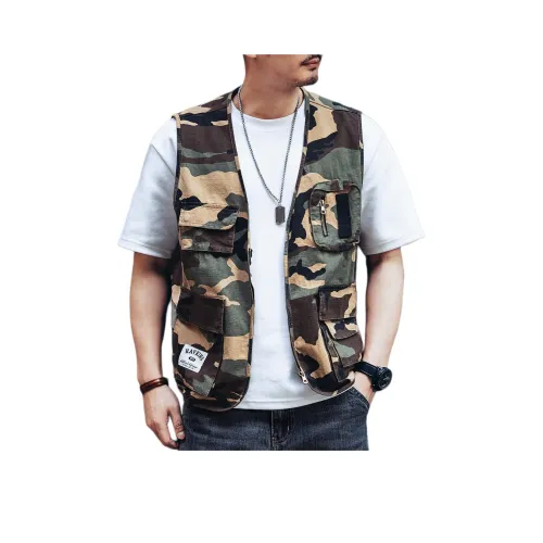 GELANLU Топ без рукавов Унисекс Камуфляж