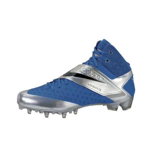 Nike Slip-resistant Abrasion-resistant Футбольные бутсы Унисекс Синий Серебряный