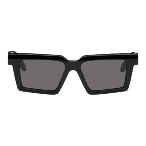 OFF Белый Ацетат Квадратные Солнцезащитные Очки Мужские Черные