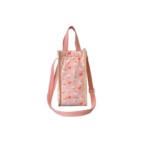 Sanrio Hello Kitty Polyester Cotton Blend Crossbody Bag Regular Women's Dusty Pink