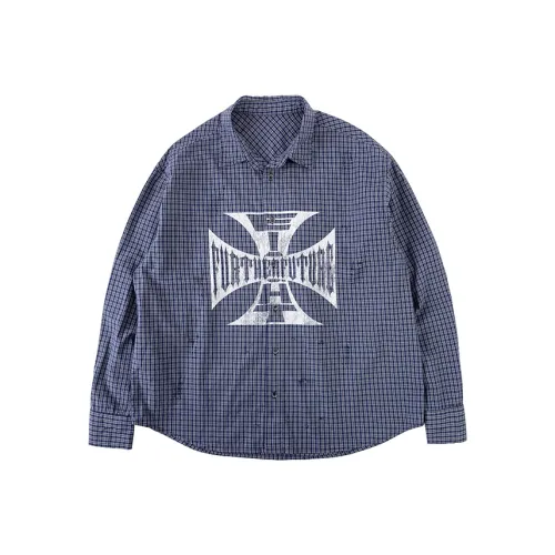 8FF SS25 Рубашка Унисекс Walden Озерно-голубой