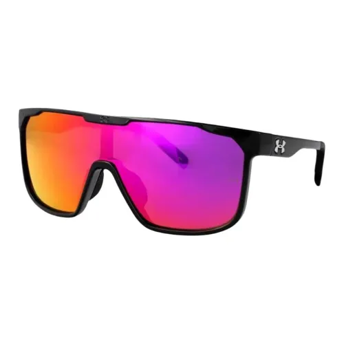 Under Armour Ацетат Прямоугольные Солнцезащитные очки Мужские Черные