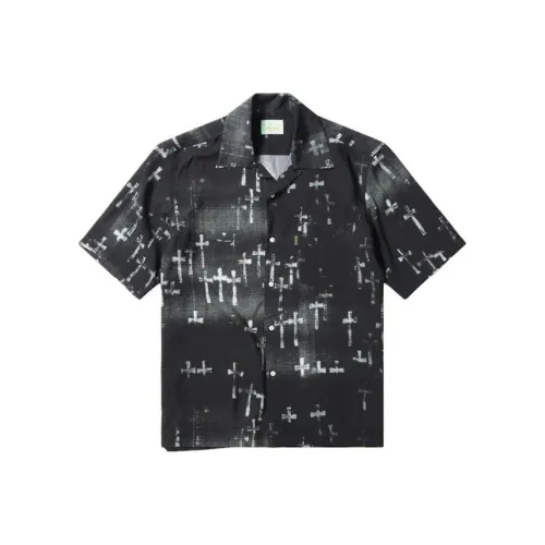 Овен Черные Мужские Рубашки