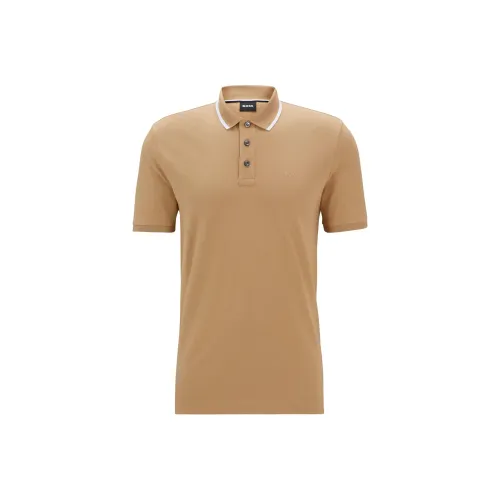 Hugo Boss Бежевая Мужская Поло