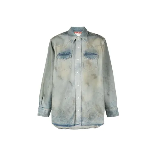ACNE STUDIOS Мужские Синие Рубашки