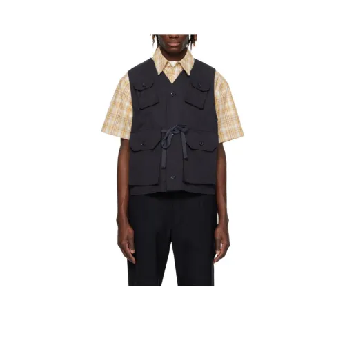 Жилет Мужской Коллаборация с Engineered Garments Морской синий