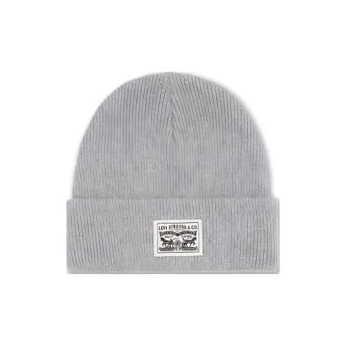 Levi's Хлопок Шапки-бини Унисекс Серый