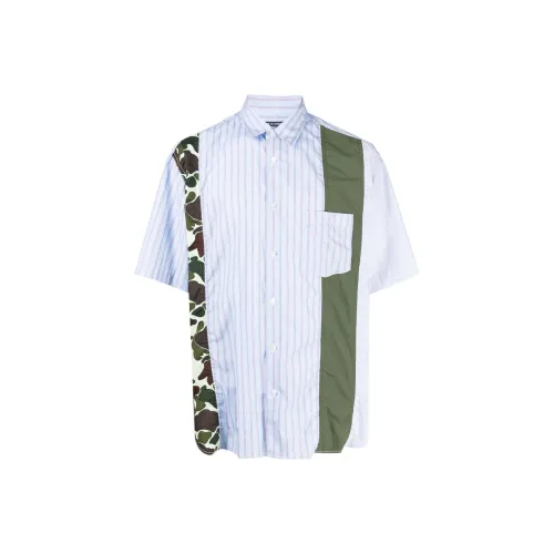 COMME DES GARCONS SHIRT Blue Men's Shirt