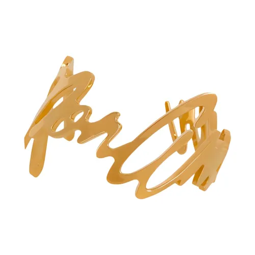 BALMAIN Браслеты из латани Женские Золотые