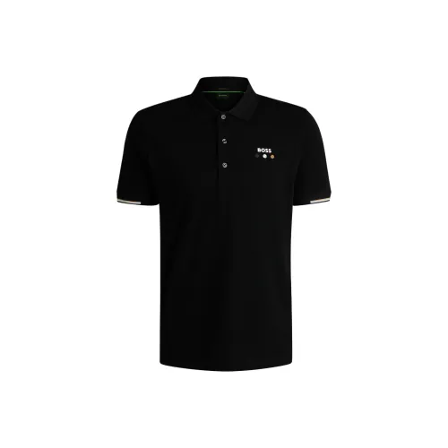 Hugo Boss Поло Мужское Черное