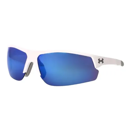 Under Armour Ацетат Прямоугольные Солнцезащитные очки Мужские Белые