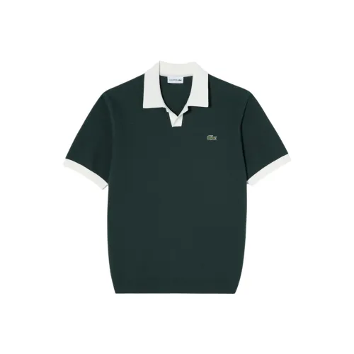 LACOSTE Крокодил Зеленая Мужская Поло