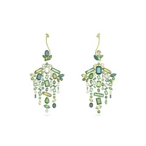 Swarovski Gema Сплав Серьги Зеленый Женские