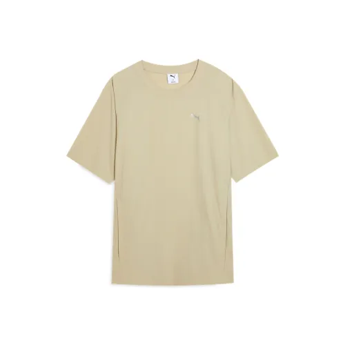 PUMA ESS ELEVATEDWOVEN T Рубашка Унисекс Песочно-серый 68