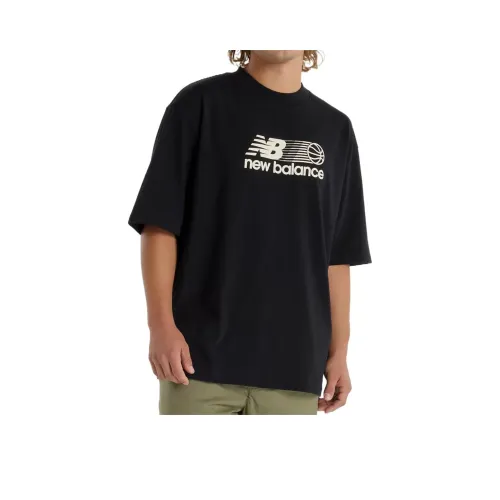 New Balance Hoops Graphic T-Shirt Мужская Черная