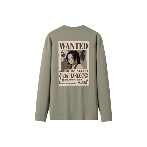 ONE PIECE Students Casual Long Sleeved T-Shirt Men's