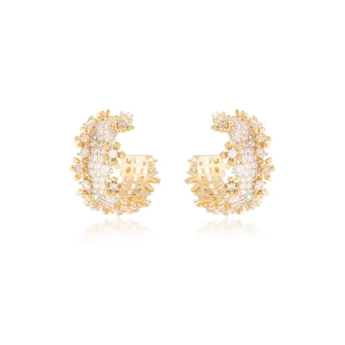 JOLLY SEASONS Серьги-гвоздики из меди женские