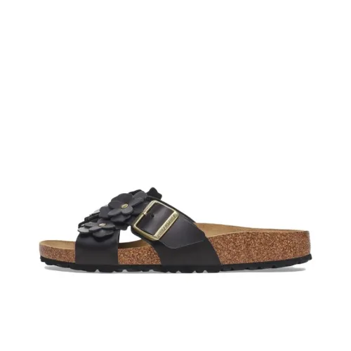 Birkenstock Siena EVA Устойчивые к истиранию Слипоны Женские Черные Узкие